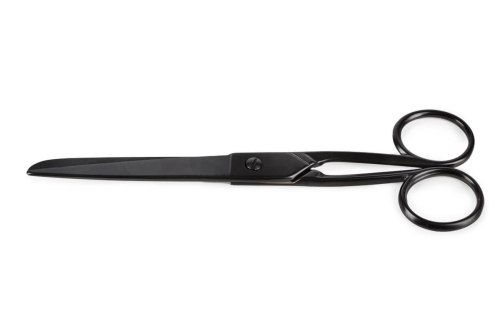 Nożyce krawieckie metalowe 20 cm czarne