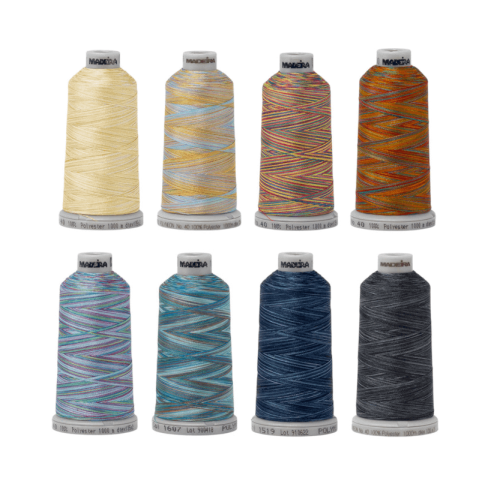 Nić hafciarska Madeira Multikolor 1000m Polyneon No.40 RÓŻNE KOLORY