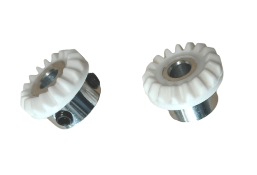 Komplet zębatek od chwytacza Singer Łucznik kl.800 białe