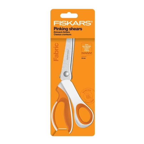 Nożyczki ząbkowane zig-zag Fiskars SoftGrip 24cm 1070024