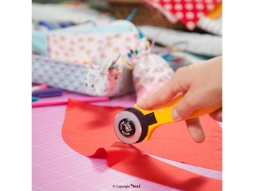 Nóż krążkowy 45mm oburęczny Texi