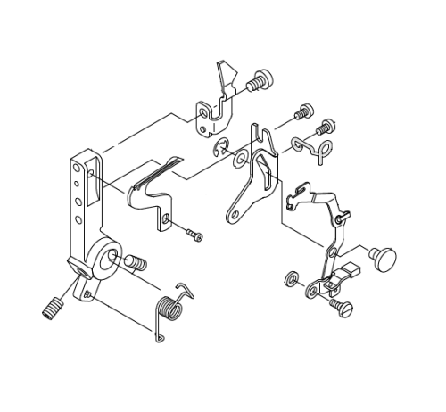 Dolny chwytacz kompletny do owerloka Juki MO-654DEN