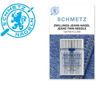 Igła podwójna do Jeansu SCHMETZ półpłaska 100/4 (S89)