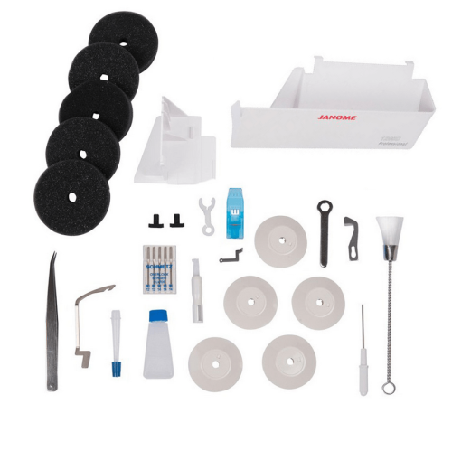  Janome 1200D Owerlok 5-nitkowy z cowerem + Wariant - Mega wyposażenie