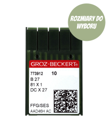 B27 SES Igły kulkowe do owerloków przemysłowych Groz-Beckert