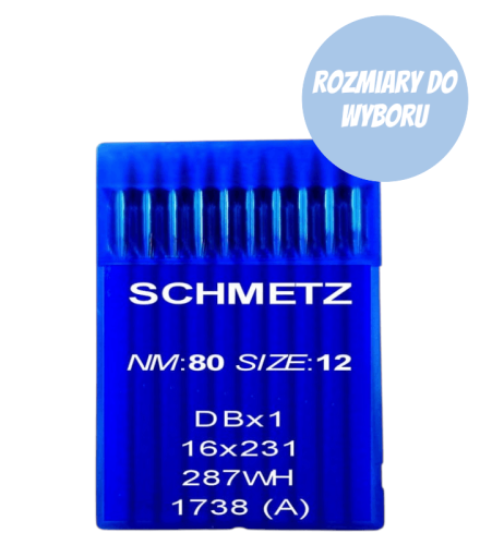 16x231 DBx1 R Igły do stebnówek ostre Schmetz