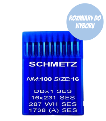 16x231 DBx1 SES Igły kulkowe do stebnówek Schmetz