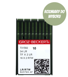 16x231 LR Igły do skóry do stebnówek Groz-Beckert