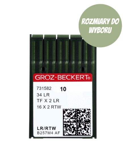 16x231 LR Igły do skóry do stebnówek Groz-Beckert