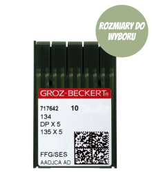 135x5 SES Igły kulkowe do stebnówek przemysłowych Groz-Beckert