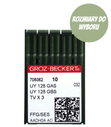 UY128GAS SES Igły kulkowe do renderek Groz-Beckert
