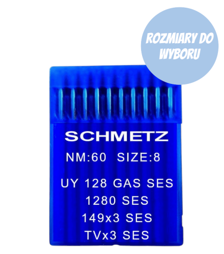UY-128 GAS SES Igły kulkowe do renderek Schmetz