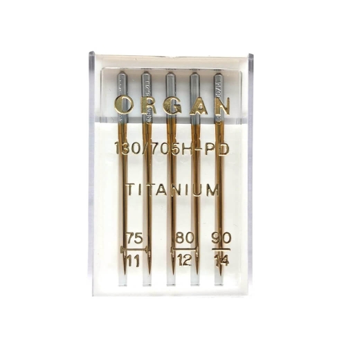 Igły półpłaskie Organ TITANIUM MIX 75, 80, 90