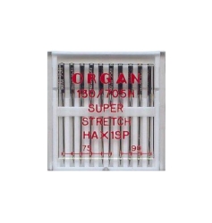 Igły półpłaskie Organ Super Stretch do dzianin MIX 75+90 - 10 szt.