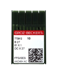 Igły Groz-Beckert B27 rozmiar 70 SES do owerloków