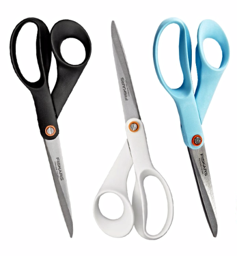 Fiskars nożyczki do materiału 21cm (białe lub czarne)