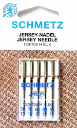 Igły kulkowe do jerseyu SCHMETZ półpłaskie 2x70, 2x80, 1x90 (S37)
