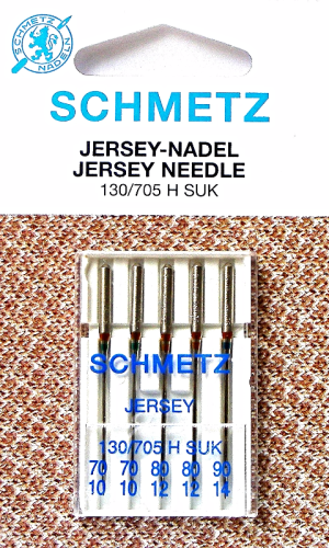 Igły kulkowe do jerseyu SCHMETZ półpłaskie 2x70, 2x80, 1x90 (S37)