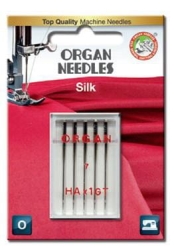 3136 Igły półpłaskie Organ SILK do jedwabiu rozmiar 55