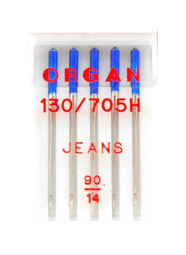 3020 Igły półpłaskie Organ Jeans 90