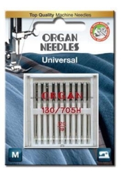 3157 Igły półpłaskie ORGAN uniwersalne rozmiar 120 (10 szt.)