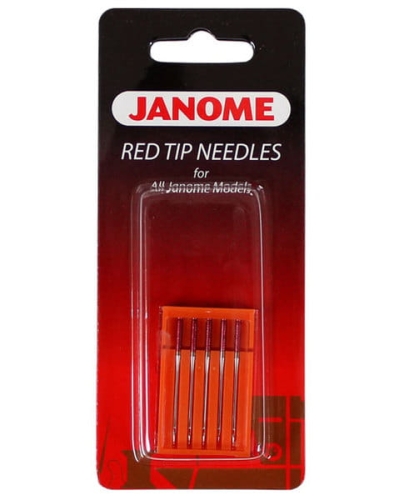 3326 Igły Janome RED TIP specjalne do szycia i haftowania grubszych materiałów