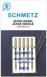 Igły do Jeansu SCHMETZ półpłaskie 100 - 5 szt. (S48)