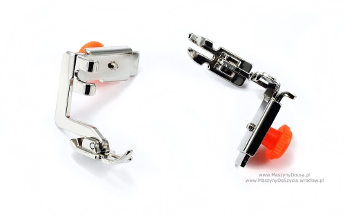 Stopka do zamka zwykłego i do patchworków - regulowana metalowa z wysokim uchwytem 