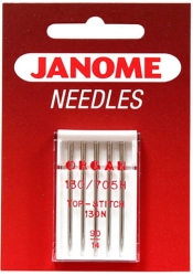 3329 Igły Janome Top Stitch rozmiar 90 do grubszych tkanin 