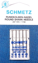 Igły z okrągłą kolbą SCHMETZ 287WH/1738 MIX 1x70 2x80 1x90 1x100 (S110)