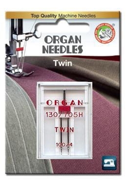 3148 Igły podwójne ORGAN rozmiar 100 rozstaw 4 mm