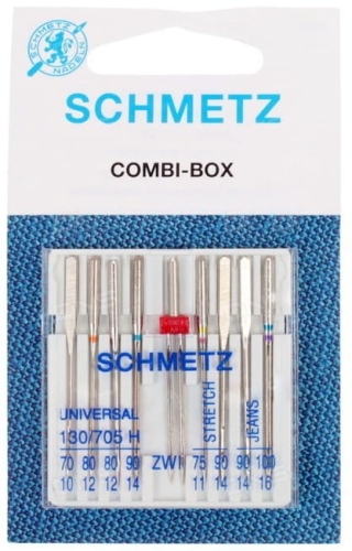 Igły uniwersalne SCHMETZ 130/705 H COMBI MIX - 9 szt.(S112)