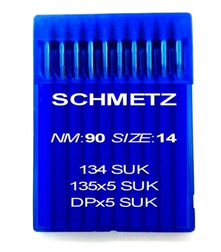 Igły Schmetz 135x5 DPx5 rozmiar 90 SUK do stebnówek