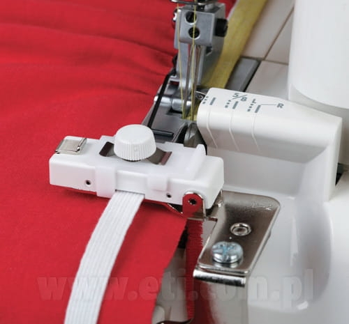 808 Prowadnik do wszywania i marszczenia gumy Janome Elna