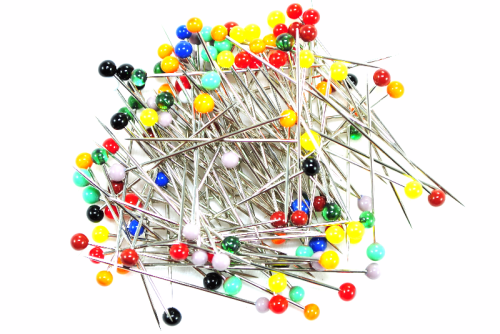 Szpilki krawieckie kolorowe 30mm