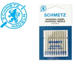 Igły uniwersalne SCHMETZ półpłaskie 2x70, 3x80, 3x90, 2x100 (S21)