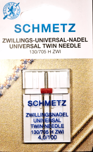 Igła podwójna do ściegu ozdobnego SCHMETZ półpłaska 100/4 (S84)