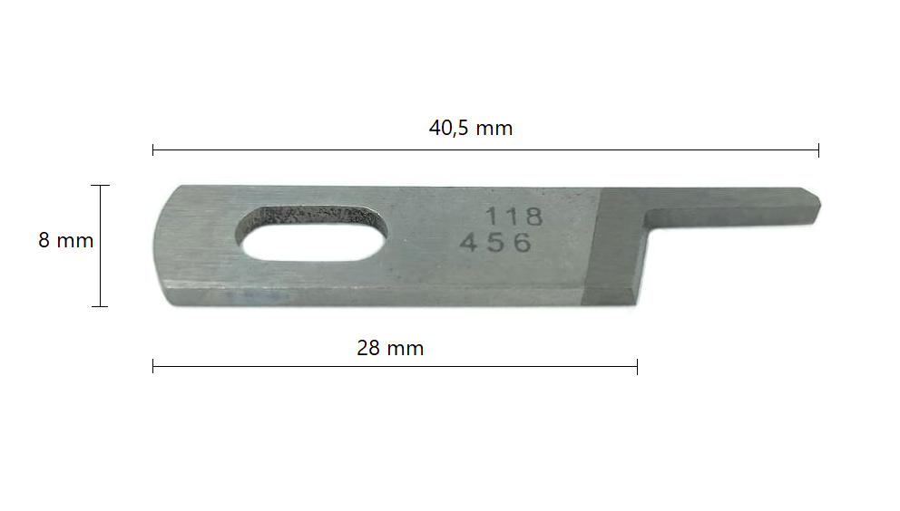Nóż górny do owerloka Juki przemysłowego